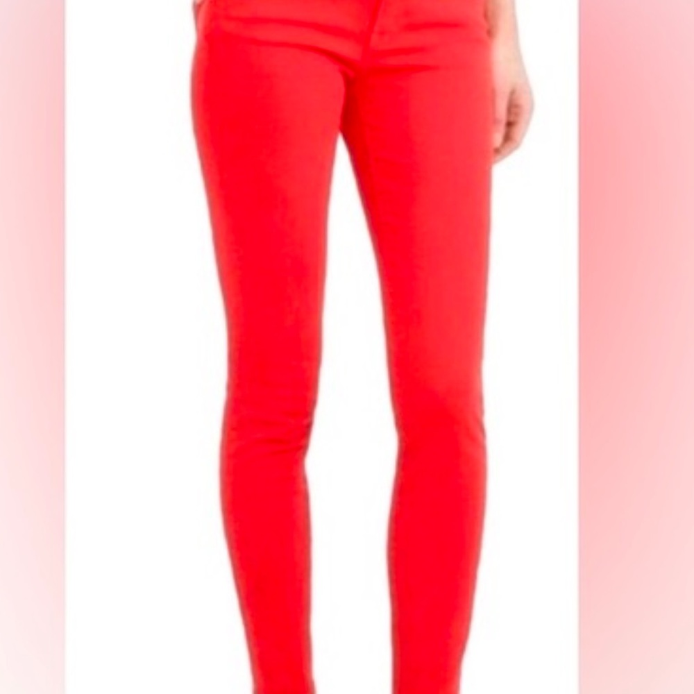 J. Crew Orange Skinny Jeans Sleek and Modern